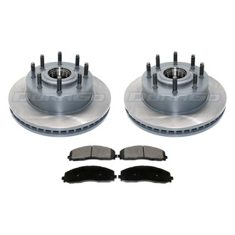 DuraGo® - Plain Front Brake Kit with Ceramic Pads