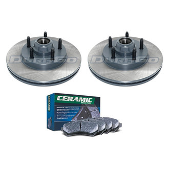 DuraGo® - Plain Front Brake Kit with Ceramic Pads