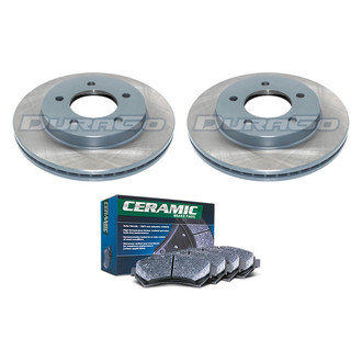 DuraGo® - Plain Front Brake Kit with Ceramic Pads
