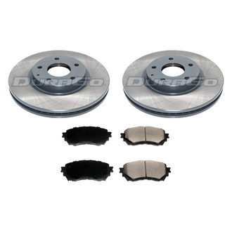 DuraGo® - Plain Front Brake Kit with Ceramic Pads