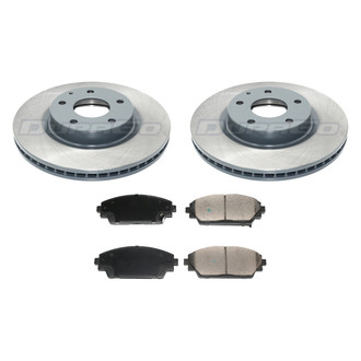 DuraGo® - Plain Front Brake Kit with Ceramic Pads