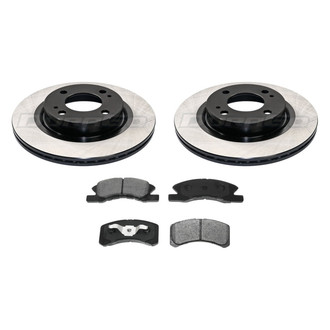DuraGo® - Plain Front Brake Kit with Ceramic Pads