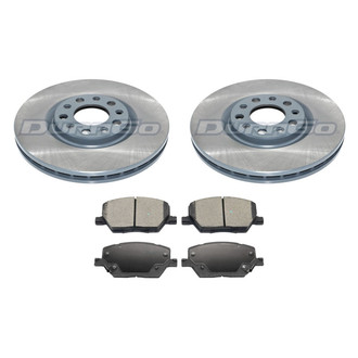 DuraGo® - Plain Front Brake Kit with Ceramic Pads
