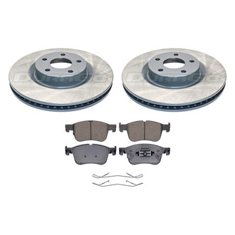 DuraGo® - 1-Piece Plain Brake Kit with Ceramic Brake Pads