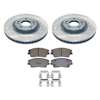 DuraGo® - Plain Front Brake Kit with Ceramic Pads