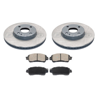 DuraGo® - Plain Front Brake Kit with Ceramic Pads
