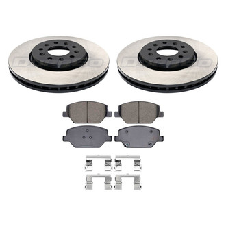 DuraGo® - Plain Front Brake Kit with Ceramic Pads