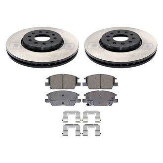 DuraGo® - Plain Front Brake Kit with Ceramic Pads