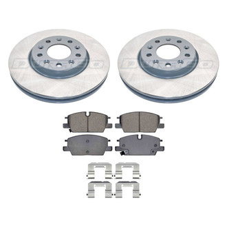 DuraGo® - 1-Piece Plain Brake Kit with Ceramic Brake Pads