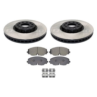 DuraGo® - 1-Piece Plain Brake Kit with Ceramic Brake Pads
