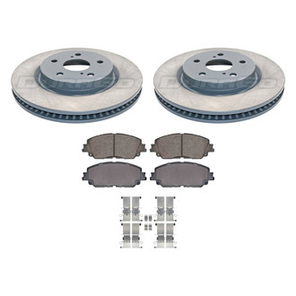 DuraGo® - 1-Piece Plain Brake Kit with Ceramic Brake Pads
