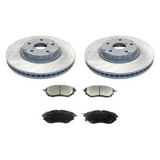 DuraGo® - Plain Front Brake Kit with Ceramic Pads