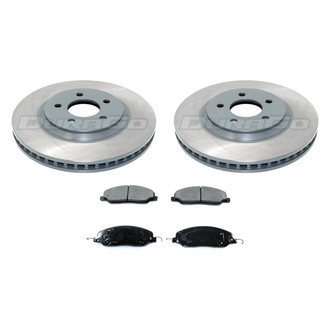DuraGo® - Plain Front Brake Kit with Ceramic Pads