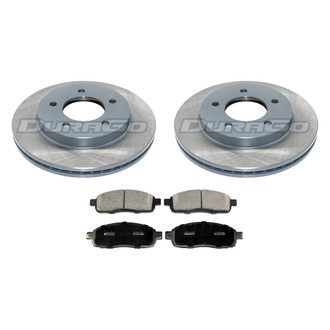 DuraGo® - Plain Front Brake Kit with Ceramic Pads
