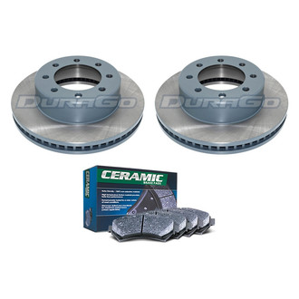 DuraGo® - Plain Front Brake Kit with Ceramic Pads