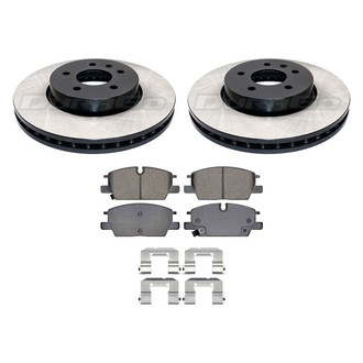 DuraGo® - 1-Piece Plain Brake Kit with Ceramic Brake Pads