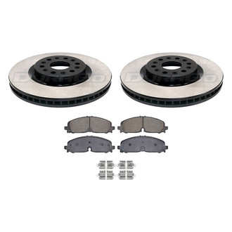 DuraGo® - Plain Front Brake Kit with Ceramic Pads