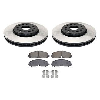 DuraGo® - Plain Front Brake Kit with Ceramic Pads