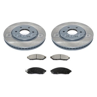 DuraGo® - Plain Front Brake Kit with Ceramic Pads