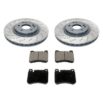 DuraGo® - Plain Front Brake Kit with Ceramic Pads