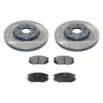 DuraGo® - Plain Front Brake Kit with Ceramic Pads