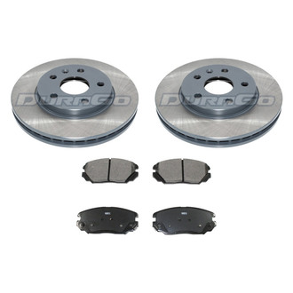 DuraGo® - Plain Front Brake Kit with Ceramic Pads