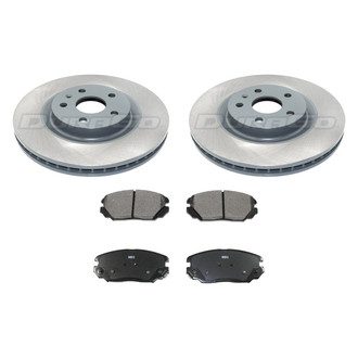 DuraGo® - Plain Front Brake Kit with Ceramic Pads