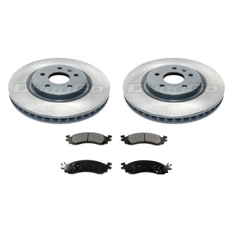 DuraGo® - Plain Front Brake Kit with Ceramic Pads