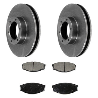 DuraGo® - Plain Front Brake Kit with Ceramic Pads