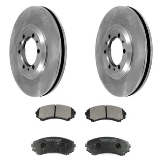 DuraGo® - Plain Front Brake Kit with Ceramic Pads