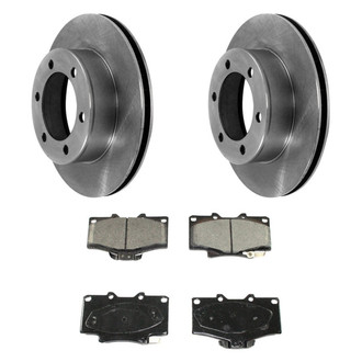 DuraGo® - Plain Front Brake Kit with Ceramic Pads