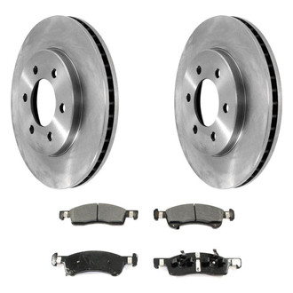 DuraGo® - Plain Front Brake Kit with Ceramic Pads