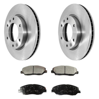 DuraGo® - Plain Front Brake Kit with Ceramic Pads