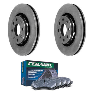 DuraGo® - Plain Front Brake Kit with Ceramic Pads