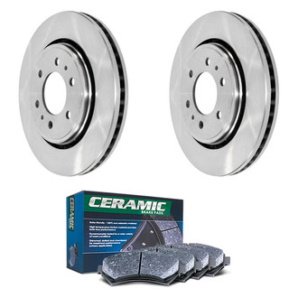DuraGo® - Plain Front Brake Kit with Ceramic Pads