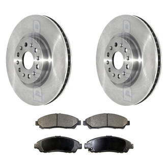 DuraGo® - Plain Front Brake Kit with Ceramic Pads