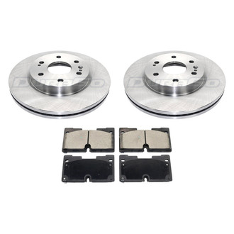 DuraGo® - 1-Piece Plain Brake Kit with Ceramic Brake Pads