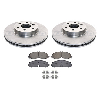 DuraGo® - 1-Piece Plain Brake Kit with Ceramic Brake Pads