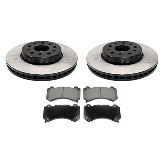 DuraGo® - Premium 1-Piece Plain Brake Kit with Semi-Metallic Brake Pads