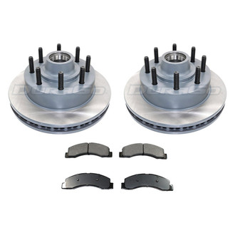 DuraGo® - Premium™ Plain Brake Kit with Semi-Metallic Pads