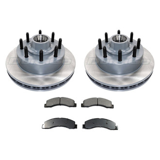 DuraGo® - Premium™ Plain Brake Kit with Semi-Metallic Pads