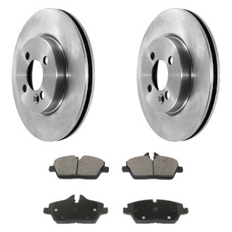 DuraGo® - Plain Front Brake Kit with Ceramic Pads