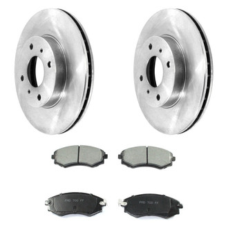 DuraGo® - Plain Front Brake Kit with Ceramic Pads