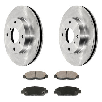 DuraGo® - Plain Front Brake Kit with Ceramic Pads