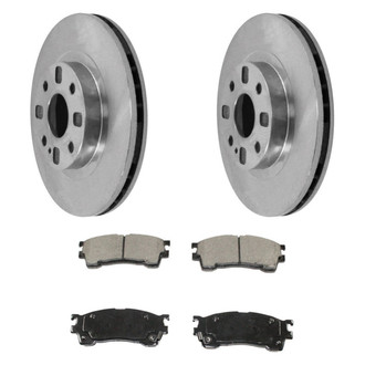 DuraGo® - Plain Front Brake Kit with Ceramic Pads