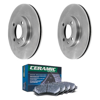 DuraGo® - Plain Front Brake Kit with Ceramic Pads