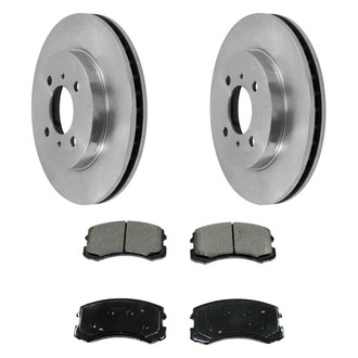 DuraGo® - Plain Front Brake Kit with Ceramic Pads