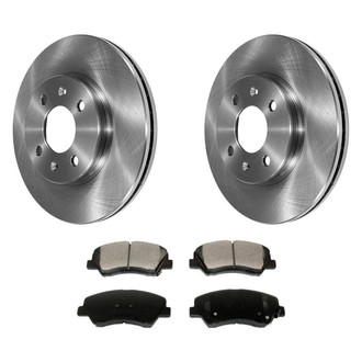 DuraGo® - Plain Front Brake Kit with Ceramic Pads
