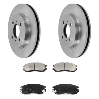 DuraGo® - Plain Front Brake Kit with Ceramic Pads