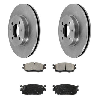 DuraGo® - Plain Front Brake Kit with Ceramic Pads